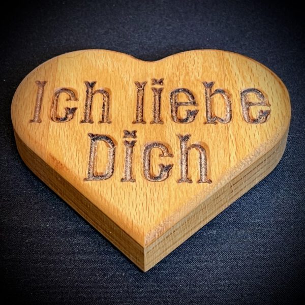 Herz "Ich liebe Dich"